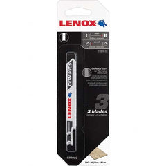 Lenox - Jig Saw Blades Blade Material: Bi-Metal Blade Length (Inch): 3-1/2 - Apex Tool & Supply