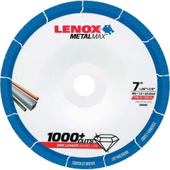 Lenox - Depressed-Center Wheels Wheel Diameter (Inch): 4-1/2 Wheel Thickness (Decimal Inch): 0.0500 - Apex Tool & Supply