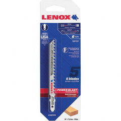 Lenox - Jig Saw Blades Blade Material: Bi-Metal Blade Length (Inch): 4 - Apex Tool & Supply