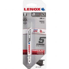 Lenox - Jig Saw Blades Blade Material: Bi-Metal Blade Length (Inch): 3-5/8 - Apex Tool & Supply