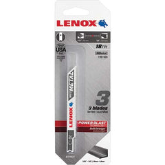 Lenox - Jig Saw Blades Blade Material: Bi-Metal Blade Length (Inch): 3-5/8 - Apex Tool & Supply