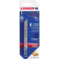 Lenox - Jig Saw Blades Blade Material: Bi-Metal Blade Length (Inch): 4 - Apex Tool & Supply