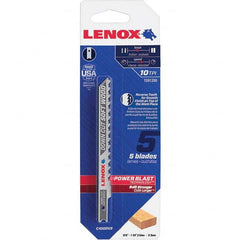 Lenox - Jig Saw Blades Blade Material: Bi-Metal Blade Length (Inch): 4 - Apex Tool & Supply