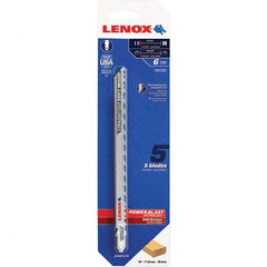 Lenox - Jig Saw Blades Blade Material: Bi-Metal Blade Length (Inch): 6 - Apex Tool & Supply