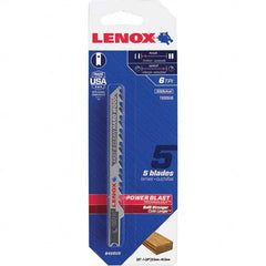 Lenox - Jig Saw Blades Blade Material: Bi-Metal Blade Length (Inch): 4 - Apex Tool & Supply