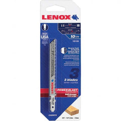 Lenox - Jig Saw Blades Blade Material: Bi-Metal Blade Length (Inch): 4 - Apex Tool & Supply