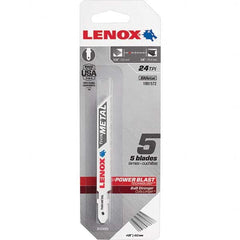 Lenox - Jig Saw Blades Blade Material: Bi-Metal Blade Length (Inch): 3-5/8 - Apex Tool & Supply