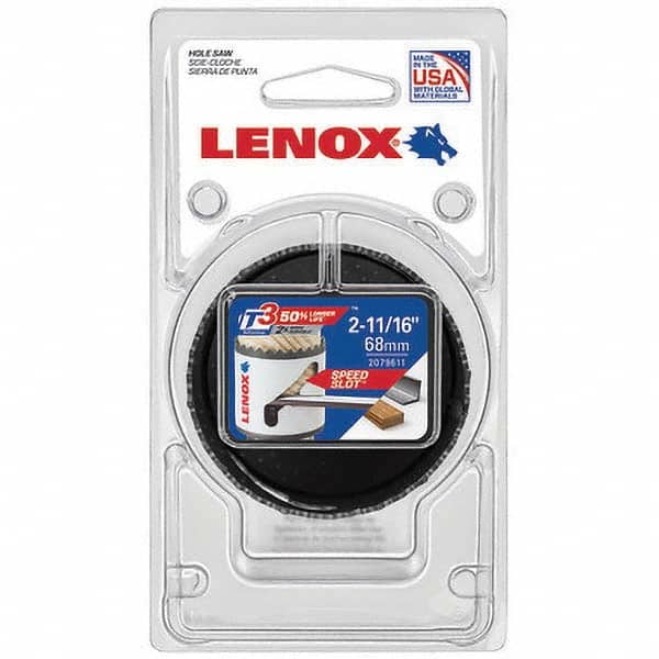 Lenox - Hole Saws Saw Diameter (mm): 1.50 Saw Diameter (Inch): 2-7/8 - Apex Tool & Supply