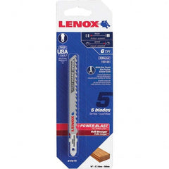 Lenox - Jig Saw Blades Blade Material: Bi-Metal Blade Length (Inch): 4 - Apex Tool & Supply