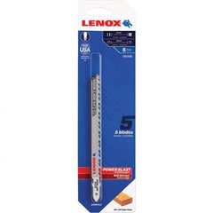 Lenox - Jig Saw Blades Blade Material: Bi-Metal Blade Length (Inch): 4-5/8 - Apex Tool & Supply