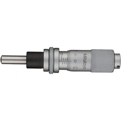 Mitutoyo - Mechanical Micrometer Heads Minimum Measurement (mm): 0.00 Maximum Measurement (mm): 13.00 - Apex Tool & Supply