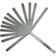 Mitutoyo - Feeler Gages   Thickness (mm): 0.5000    Leaf Length (mm): 150.00 - Apex Tool & Supply