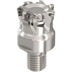 Seco - 30mm Cut Diam, 0.8mm Max Depth, M20 Modular Connection Indexable High-Feed End Mill - Screw Holding Method, LP..06 Insert, R217.21 Toolholder, Through Coolant - Apex Tool & Supply