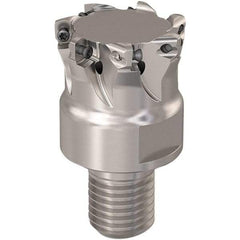 Seco - 31.5mm Cut Diam, 0.8mm Max Depth, M20 Modular Connection Indexable High-Feed End Mill - Screw Holding Method, LP..06 Insert, R217.21 Toolholder, Through Coolant - Apex Tool & Supply