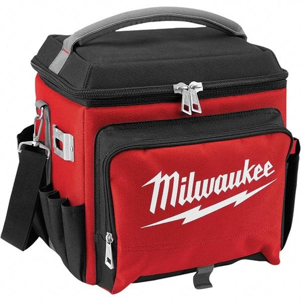 Milwaukee Tool - 21.65 Qt Cooler Bag - 1680D Ballistic Nylon, Red/Black - Apex Tool & Supply