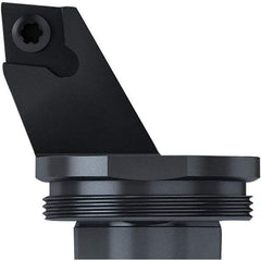 Seco - Right Hand Cut, Size GL40, CC..21.5. Insert Compatiblity, Internal Modular Turning & Profiling Cutting Unit Head - 27mm Ctr to Cutting Edge, 32mm Head Length, Through Coolant, Series SteadyLine - Apex Tool & Supply