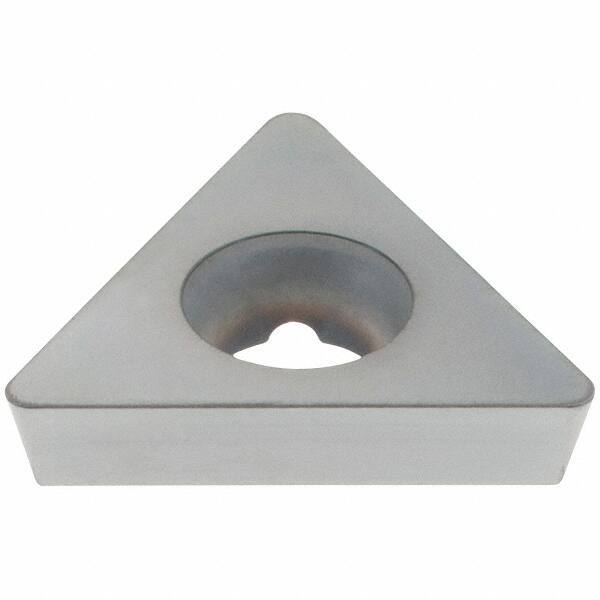 Dorian Tool - TDEX1603 Carbide Milling Insert - AlCrN Finish, 1/8" Thick, 3/8" Inscribed Circle, 0.03" Corner Radius - Apex Tool & Supply
