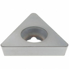 Dorian Tool - TDEX1603 Carbide Milling Insert - AlCrN Finish, 1/8" Thick, 3/8" Inscribed Circle, 0.03" Corner Radius - Apex Tool & Supply