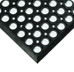 WorkRite Floor Mat - 3' x 5' x 1/2" Thick (Gray CFR) - Apex Tool & Supply