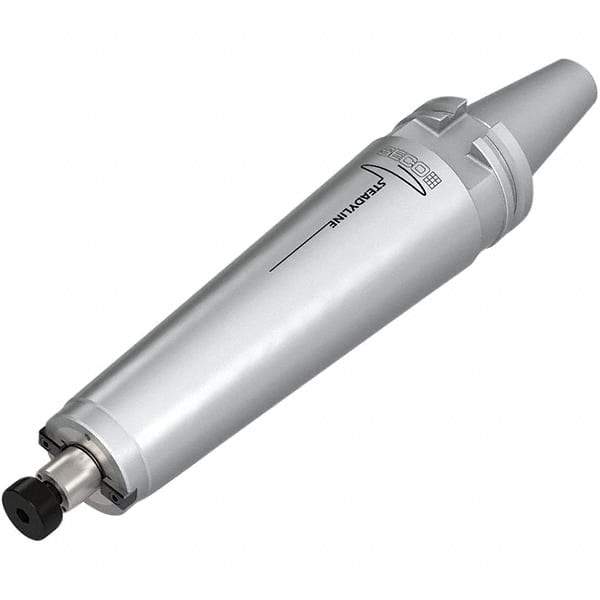 Seco - CAT50 Dual Contact Taper Shank 3/4" Pilot Diam Shell Mill Holder - 8-1/4" Flange to Nose End Projection, 1-3/4" Nose Diam, Through-Spindle & DIN Flange Coolant - Exact Industrial Supply