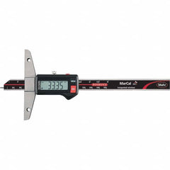 Mahr - Electronic Depth Gages Minimum Measurement (mm): 0.01 Minimum Measurement (Decimal Inch): 0.0000 - Apex Tool & Supply