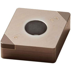 Seco - CNGA432S Grade CH0550 PCBN Turning Insert - TiAlN/TiAlCrN Finish, 80° Diamond, 1/2" Inscr Circle, 0.031496" Corner Radius - Apex Tool & Supply