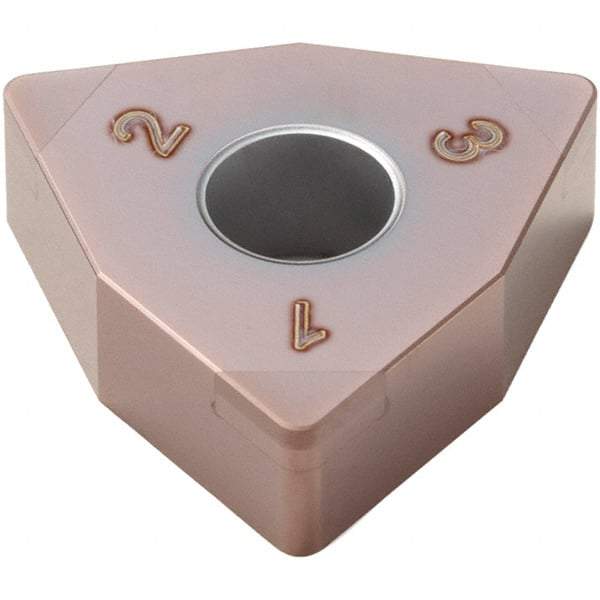 Seco - WNGA432S Grade CH2540 PCBN Turning Insert - TiSiN Finish, 80° Trigon, 1/2" Inscr Circle, 0.031496" Corner Radius - Apex Tool & Supply