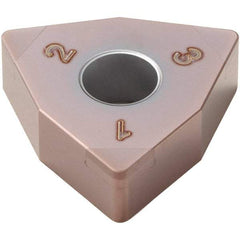 Seco - WNGA432S Grade CH2540 PCBN Turning Insert - TiSiN Finish, 80° Trigon, 1/2" Inscr Circle, 0.031496" Corner Radius - Apex Tool & Supply