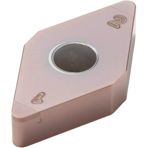 Seco - DNGA433S Grade CH2540 PCBN Turning Insert - TiSiN Finish, 55° Diamond, 1/2" Inscr Circle, 0.047244" Corner Radius - Apex Tool & Supply