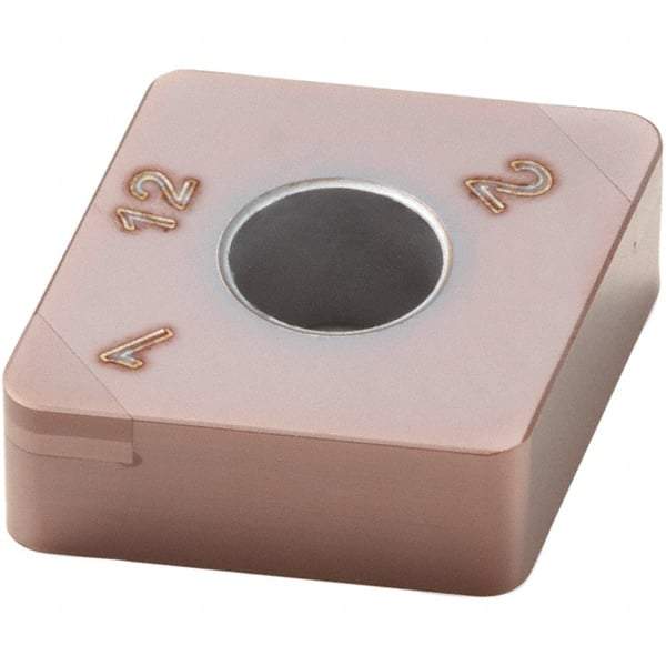 Seco - CNGA432S Grade CH2540 PCBN Turning Insert - TiSiN Finish, 80° Diamond, 1/2" Inscr Circle, 0.031496" Corner Radius - Apex Tool & Supply