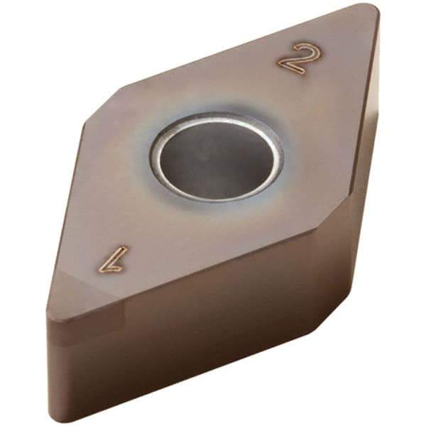 Seco - DNGA432S Grade CH0550 PCBN Turning Insert - TiAlN/TiAlCrN Finish, 55° Diamond, 1/2" Inscr Circle, 0.031496" Corner Radius - Apex Tool & Supply