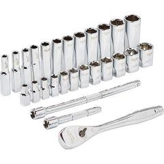 Milwaukee Tool - Socket Sets Measurement Type: Metric Drive Size: 1/4 - Apex Tool & Supply