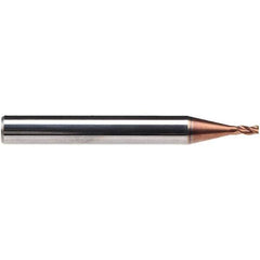 Emuge - 20mm Diam, 20mm LOC, 3 Flute Solid Carbide Roughing & Finishing End Mill - TiAlN Finish, 92mm OAL, 20mm Shank Diam, Cylindrical Shank, 38° Helix, Centercutting, Stub Length - Apex Tool & Supply