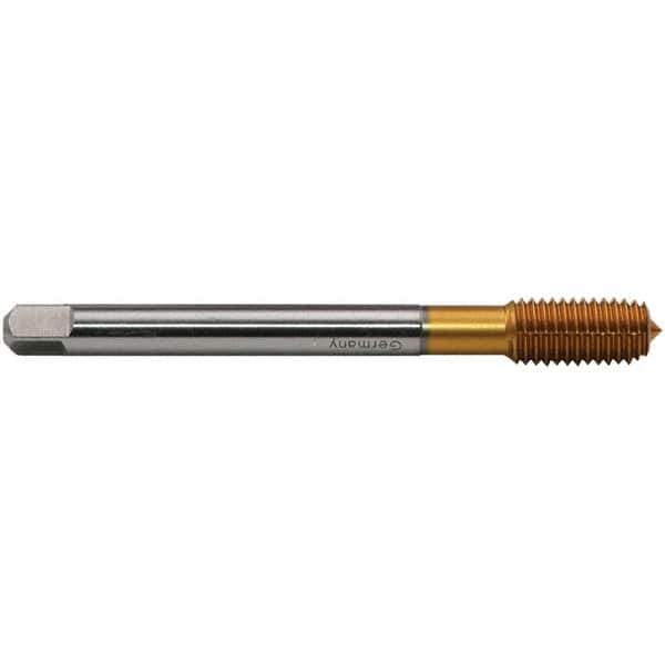 Emuge - 7/16-14 LK-UNC BT Bottoming Thread Forming Tap - High Speed Steel, TiN Finish, 3.937" OAL, Right Hand Thread, Series CU93F300 - Apex Tool & Supply