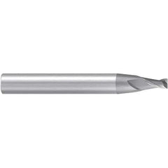 Emuge - 8° Taper Angle per Side, 4mm Small End Diam, 8mm LOC, Solid Carbide 2 Flute Tapered Corner Radius End Mill - 80mm OAL, 10mm Shank Diam, Spiral Flute, 30° Helix - Apex Tool & Supply