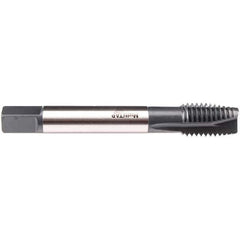 Emuge - M20x2.50 M 3 Flute 6H Plug Spiral Flute Tap - High Speed Steel, NE2 Finish, 140mm OAL, Right Hand Flute, Right Hand Thread, Series C1577300 - Apex Tool & Supply