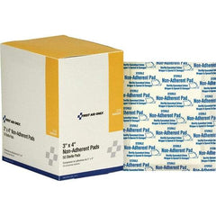 PRO-SAFE - 4-1/2" Long x 3-1/4" Wide, General Purpose Wound Care - White, Cotton Bandage - Apex Tool & Supply