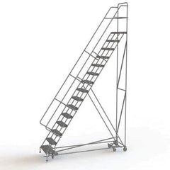 TRI-ARC - Rolling & Wall Mounted Ladders & Platforms Type: All-Directional Ladder Style: Rolling Safety Ladder - Apex Tool & Supply