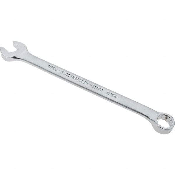 Blackhawk by Proto - 11mm 12 Point Offset Combination Wrench - 15° Offset Angle, 5-3/4" OAL, Steel, Satin Finish - Apex Tool & Supply