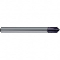 Guhring - 10mm Diam 4 Flute Single End Solid Carbide Chamfer Mill - Apex Tool & Supply
