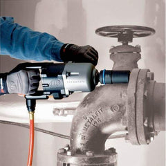 Ingersoll-Rand - 1" Drive, 6,000 RPM, 2,500 Ft/Lb Torque Impact Wrench - D-Handle, 800 IPM, 64 CFM, 90 psi, 1/2" Inlet - Apex Tool & Supply