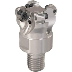Seco - 26.1mm Cutting Diam, 6mm Max Depth of Cut, Modular Connection Indexable Copy End Mill - 4 Inserts, RP.. 1204 Insert, 217.29I-06 Toolholder, Steel, Through Coolant - Apex Tool & Supply