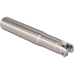 Seco - 13.4mm Cutting Diam, 1" Shank Diam, 6mm Max Depth of Cut, Straight Shank Indexable Copy End Mill - 2 Inserts, RP.. 1204 Insert, 217.29I-06 Toolholder, Steel, Through Coolant - Apex Tool & Supply