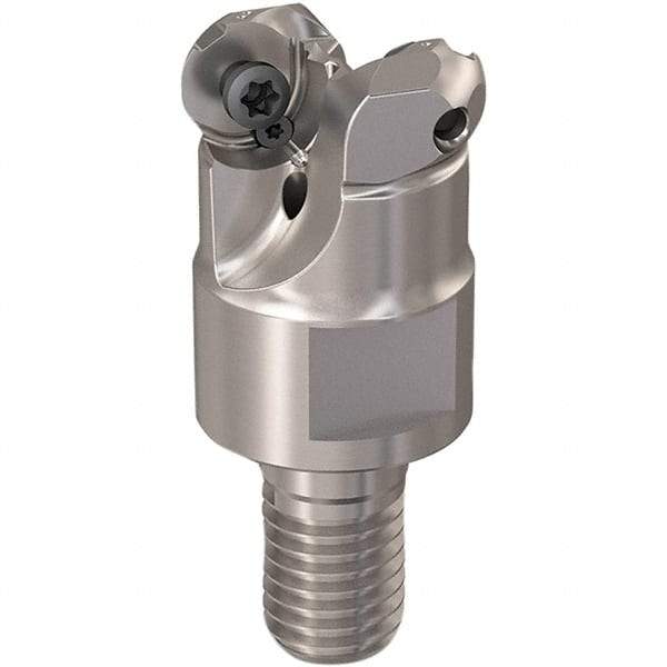 Seco - 13mm Cutting Diam, 6mm Max Depth of Cut, Modular Connection Indexable Copy End Mill - 2 Inserts, RP.. 1204 Insert, 217.29-06 Toolholder, Steel, Through Coolant - Apex Tool & Supply