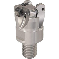 Seco - 23mm Cutting Diam, 6mm Max Depth of Cut, Modular Connection Indexable Copy End Mill - 4 Inserts, RP.. 1204 Insert, 217.29-06 Toolholder, Steel, Through Coolant - Apex Tool & Supply
