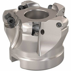 Seco - 40mm Cut Diam, 6mm Max Depth, 22mm Arbor Hole, 5 Inserts, RP..1204 Insert Style, Indexable Copy Face Mill - R220.29 Cutter Style, 12,300 Max RPM, 40mm High, Through Coolant, Series R220.29 - Apex Tool & Supply