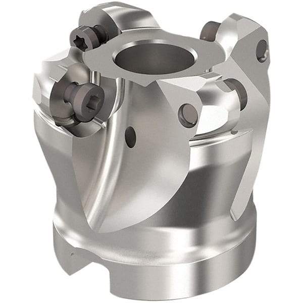 Seco - 32mm Cut Diam, 6mm Max Depth, 16mm Arbor Hole, 4 Inserts, RP..1204 Insert Style, Indexable Copy Face Mill - R220.29 Cutter Style, 13,300 Max RPM, 40mm High, Through Coolant, Series R220.29 - Apex Tool & Supply