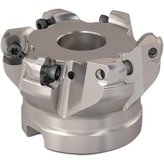 Seco - 51mm Cut Diam, 6mm Max Depth, 22mm Arbor Hole, 6 Inserts, RP..1204 Insert Style, Indexable Copy Face Mill - R220.29 Cutter Style, 11,200 Max RPM, 40mm High, Through Coolant, Series R220.29 - Apex Tool & Supply