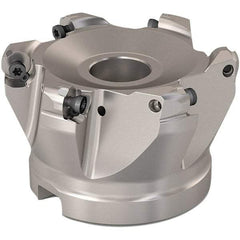 Seco - 68mm Cut Diam, 6mm Max Depth, 27mm Arbor Hole, 6 Inserts, RP..1204 Insert Style, Indexable Copy Face Mill - R220.29 Cutter Style, 10,000 Max RPM, 50mm High, Through Coolant, Series R220.29 - Apex Tool & Supply