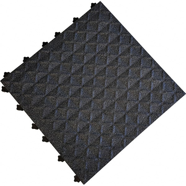 Ergo Advantage - 18" Long x 18" Wide x 1" Thick, Anti-Fatigue Modular Matting Anti-Fatigue Flooring - Apex Tool & Supply